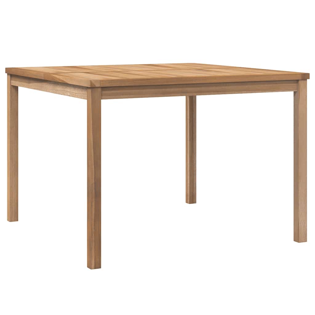 Tavolo da Pranzo per Giardino 110x110x77 cm in Massello di Teak