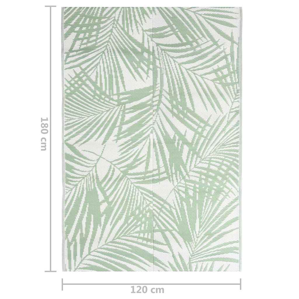 Tappeto da Esterno ARAKIL Verde 120x180 cm in PP