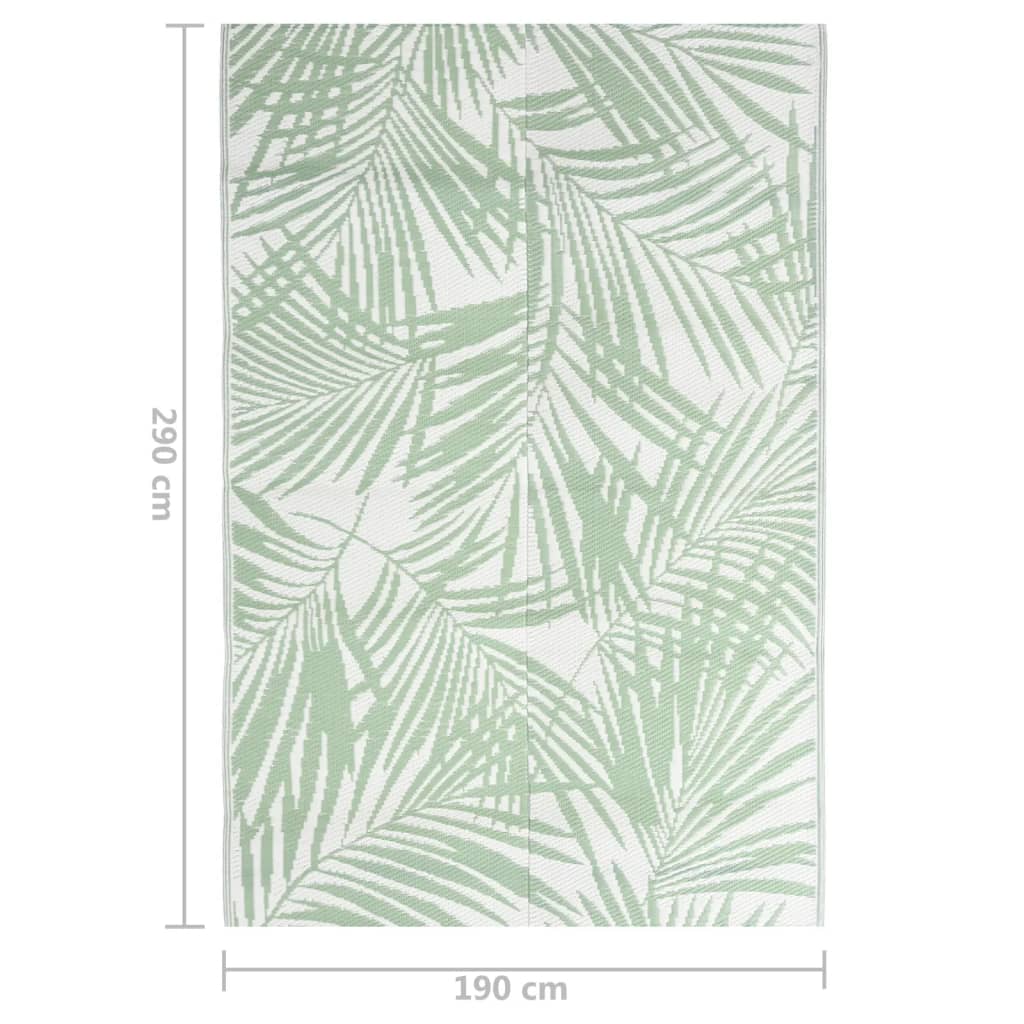 Tappeto da Esterno ARAKIL Verde 190x290 cm in PP