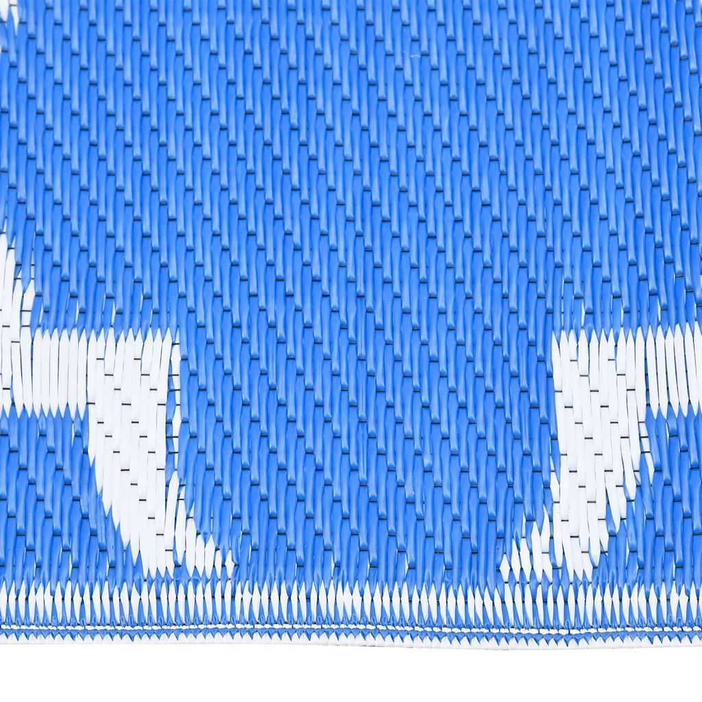 Tappeto da Esterni ARAKIL Blu 120x180 cm in PP
