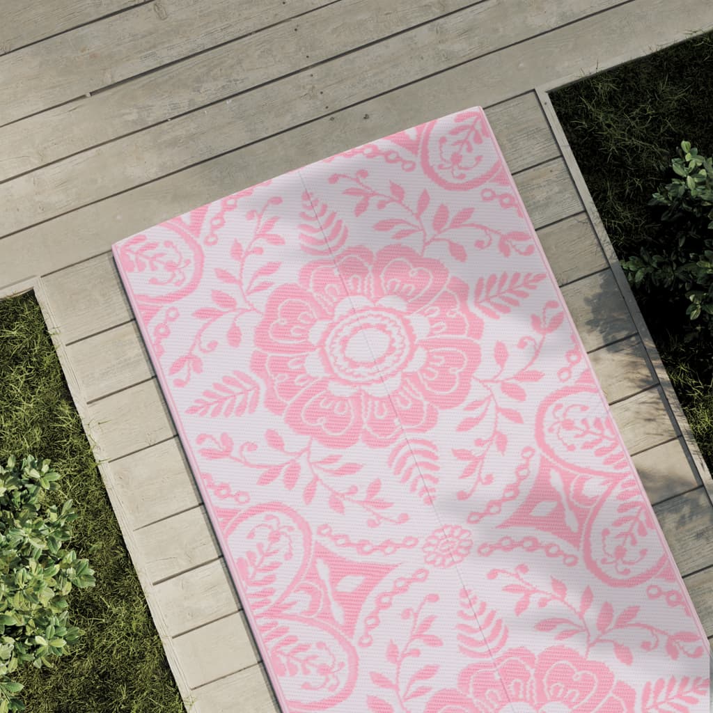 Tappeto da Esterno ARAKIL Rosa 80x250 cm PP
