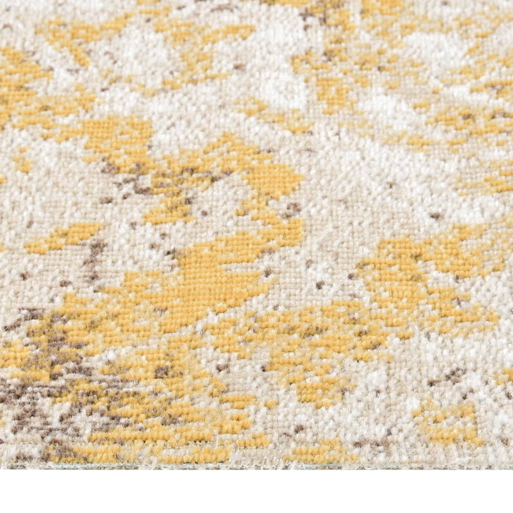 Tappeto da Esterni a Tessitura Piatta 115x170 cm Giallo