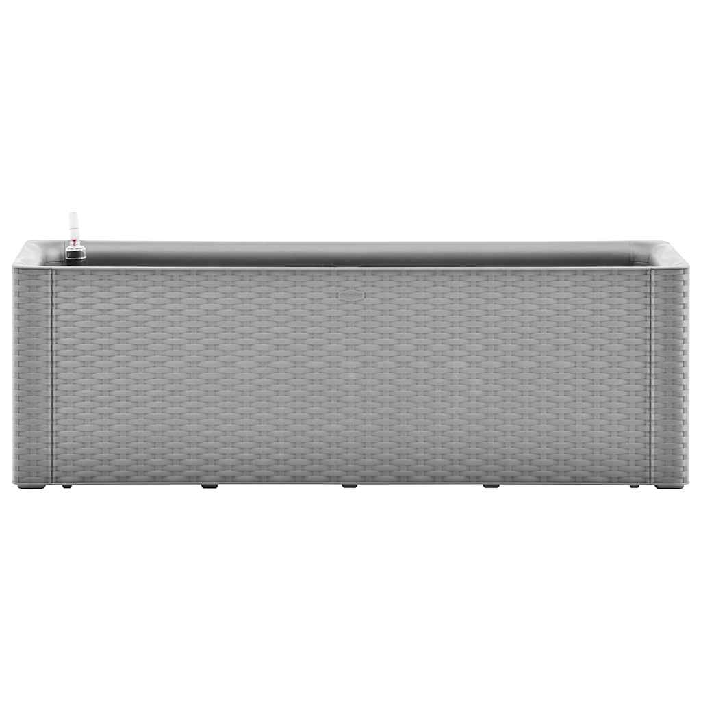 Letto Rialzato da Giardino con Irrigazione Grigio 100x43x33cm