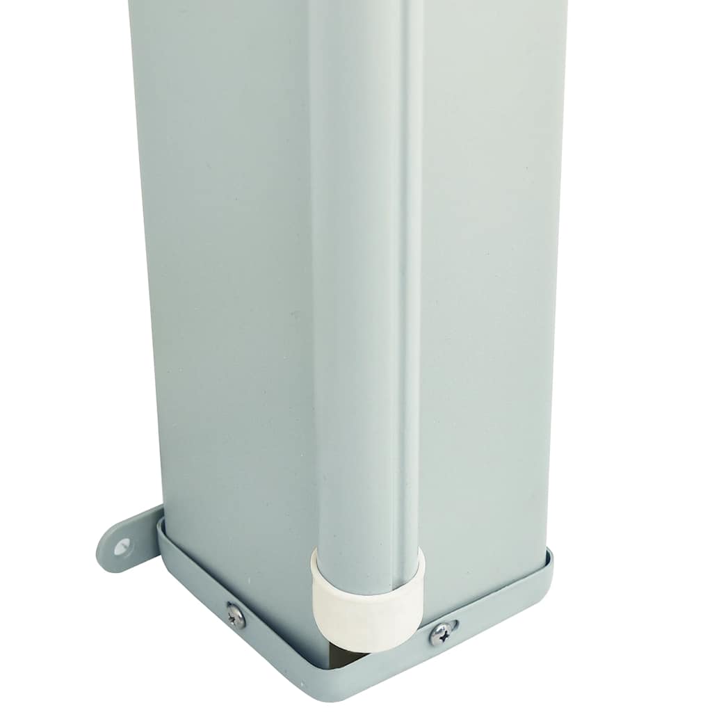 Tenda Laterale Retrattile per Patio 117x614 cm Rossa