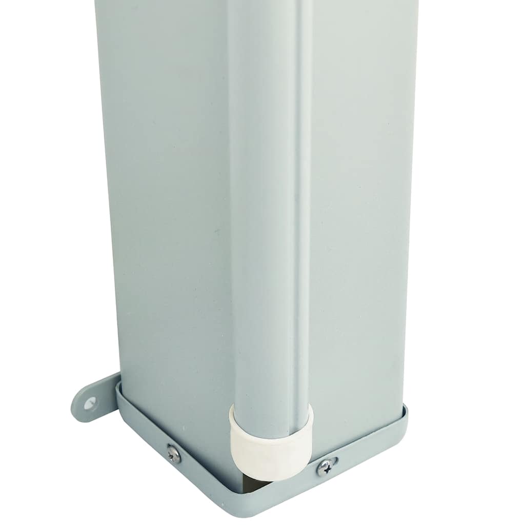 Tenda da Sole Laterale Retrattile per Patio 180x600 cm Marrone