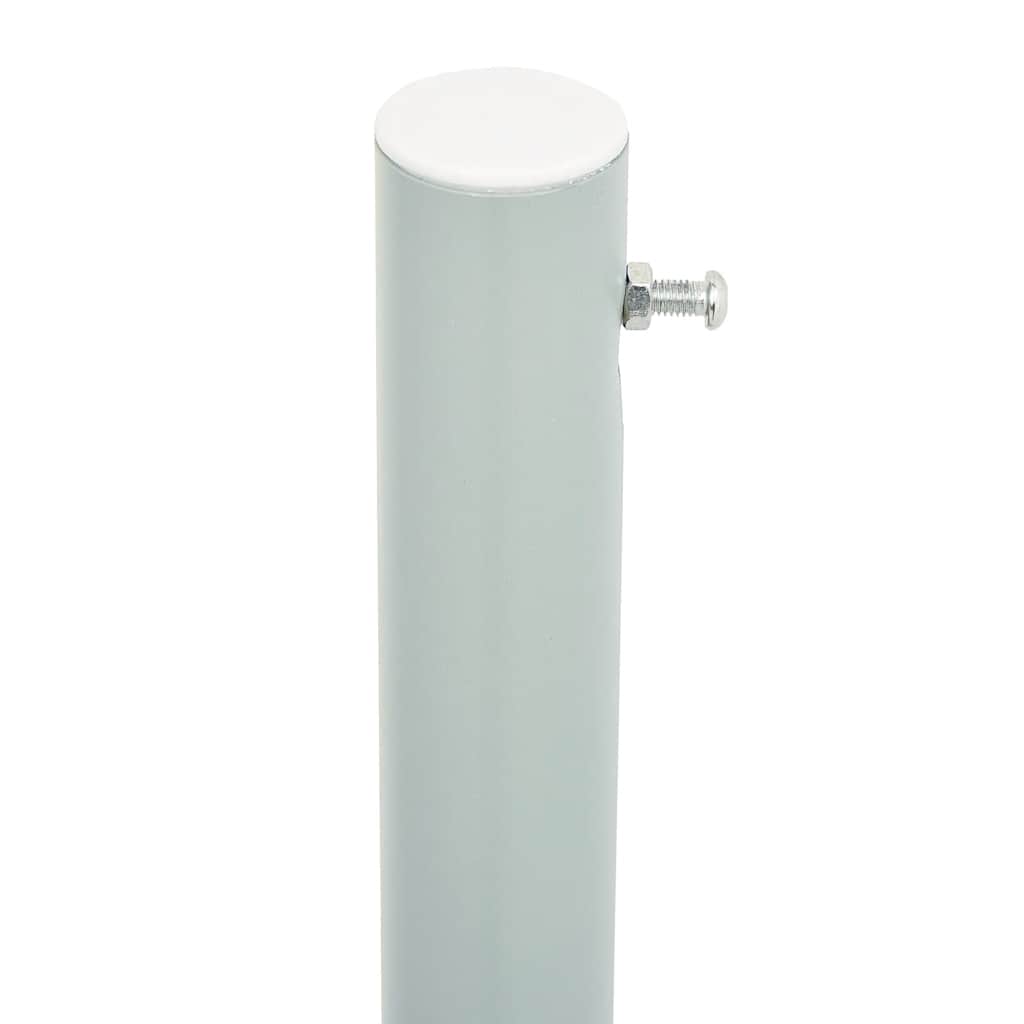 Tenda da Sole Laterale Retrattile per Patio 200x614 cm Nera