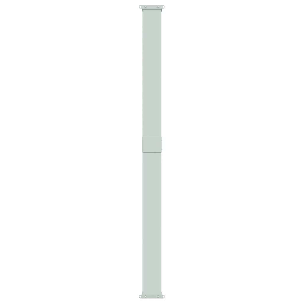 Tenda da Sole Laterale Retrattile per Patio 200x614 cm Grigia