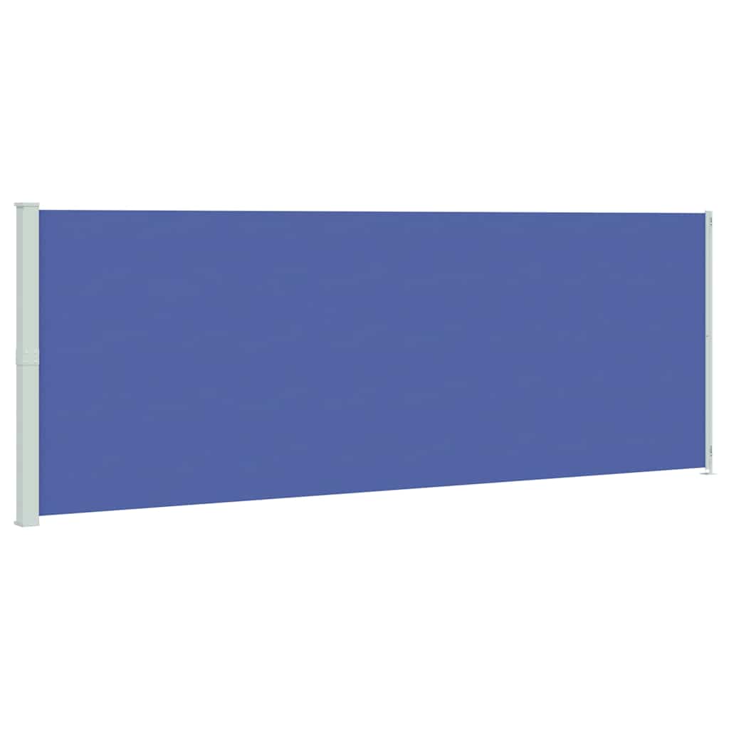 Tenda Laterale Retrattile per Patio 220x600 cm Blu