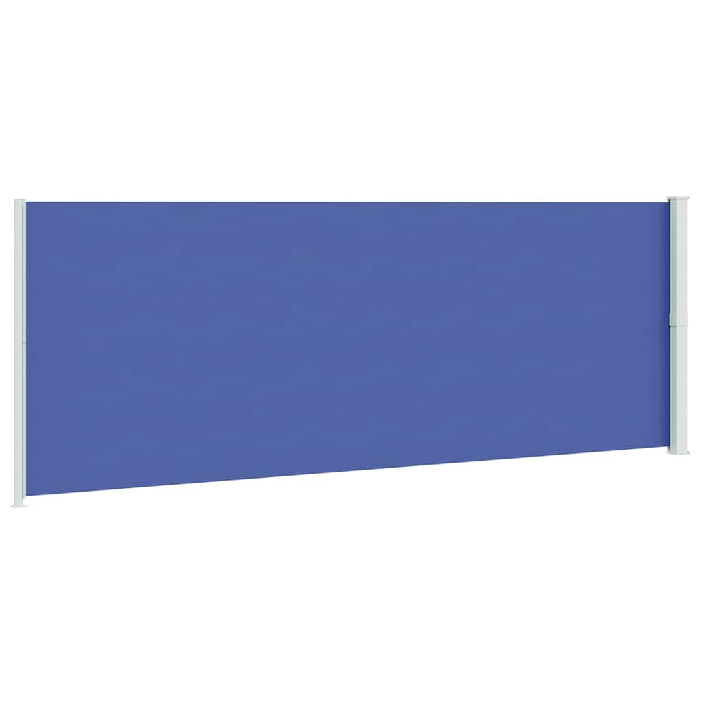 Tenda Laterale Retrattile per Patio 220x600 cm Blu