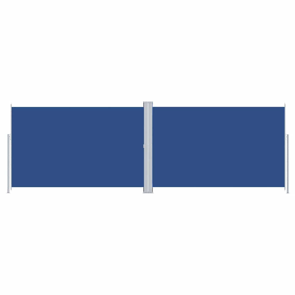 Tenda da Sole Laterale Retrattile Blu 220x600 cm