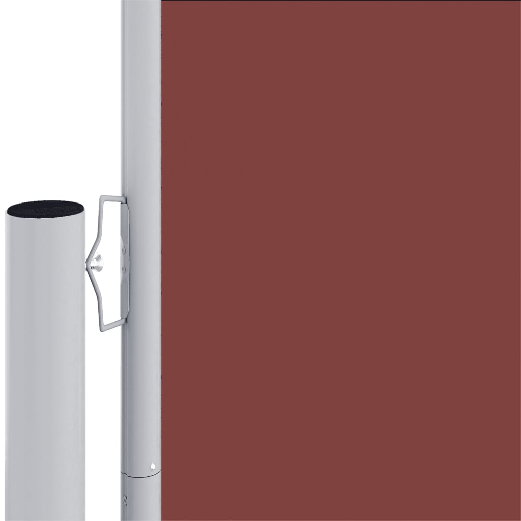 Tenda Laterale Retrattile Marrone 160x1000 cm