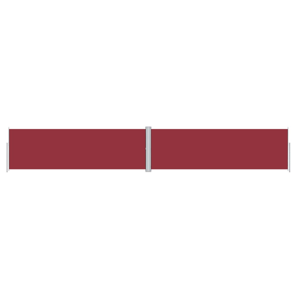 Tenda Laterale Retrattile Rossa 160x1000 cm