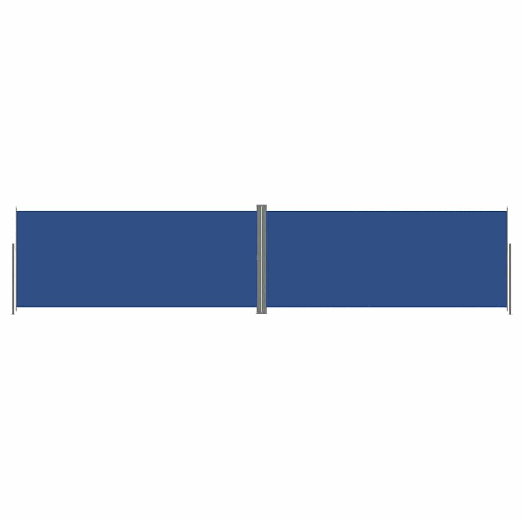 Tenda da Sole Laterale Retrattile Blu 220x1000 cm