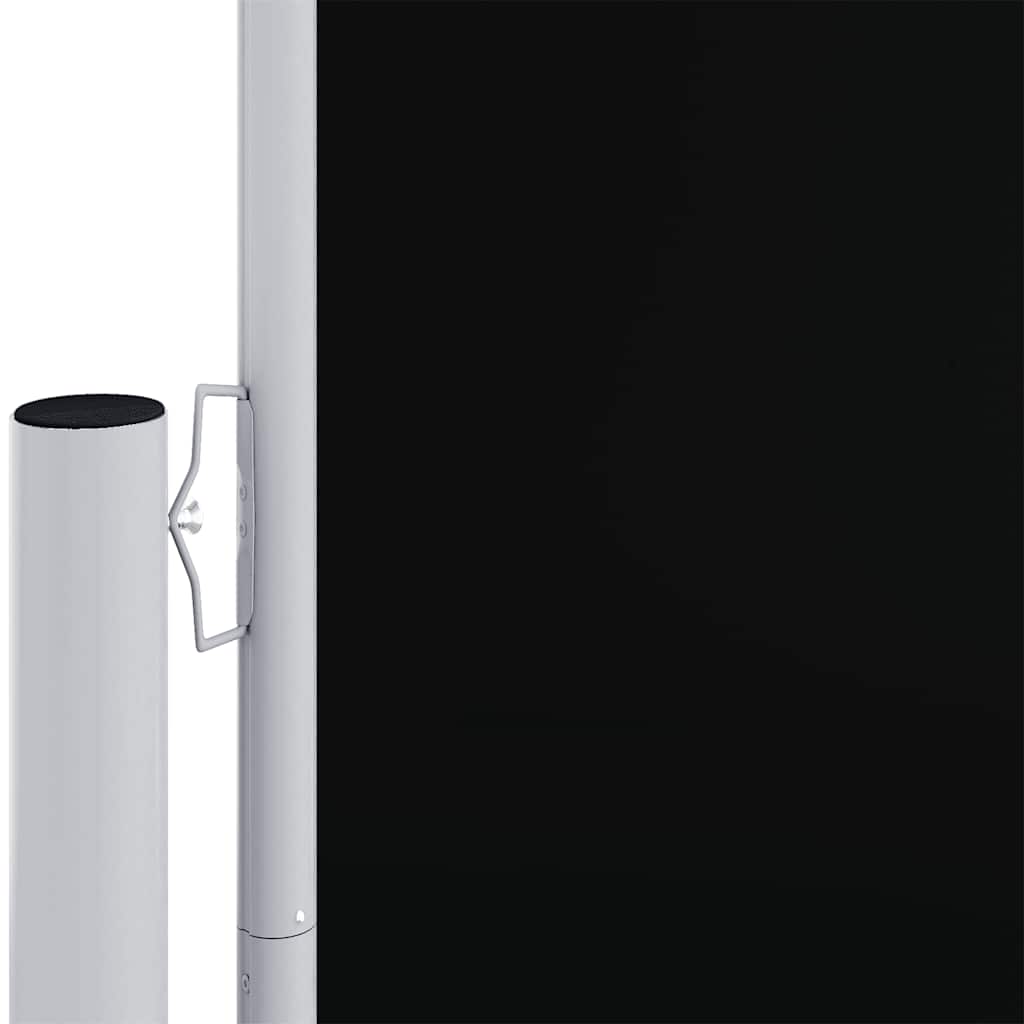 Tenda Laterale Retrattile Nera 117x1200 cm