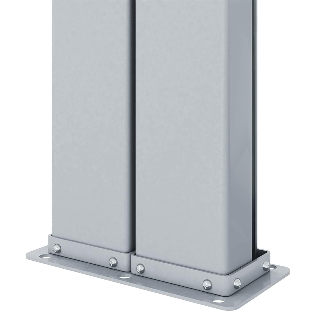 Tenda Laterale Retrattile Nera 117x1200 cm