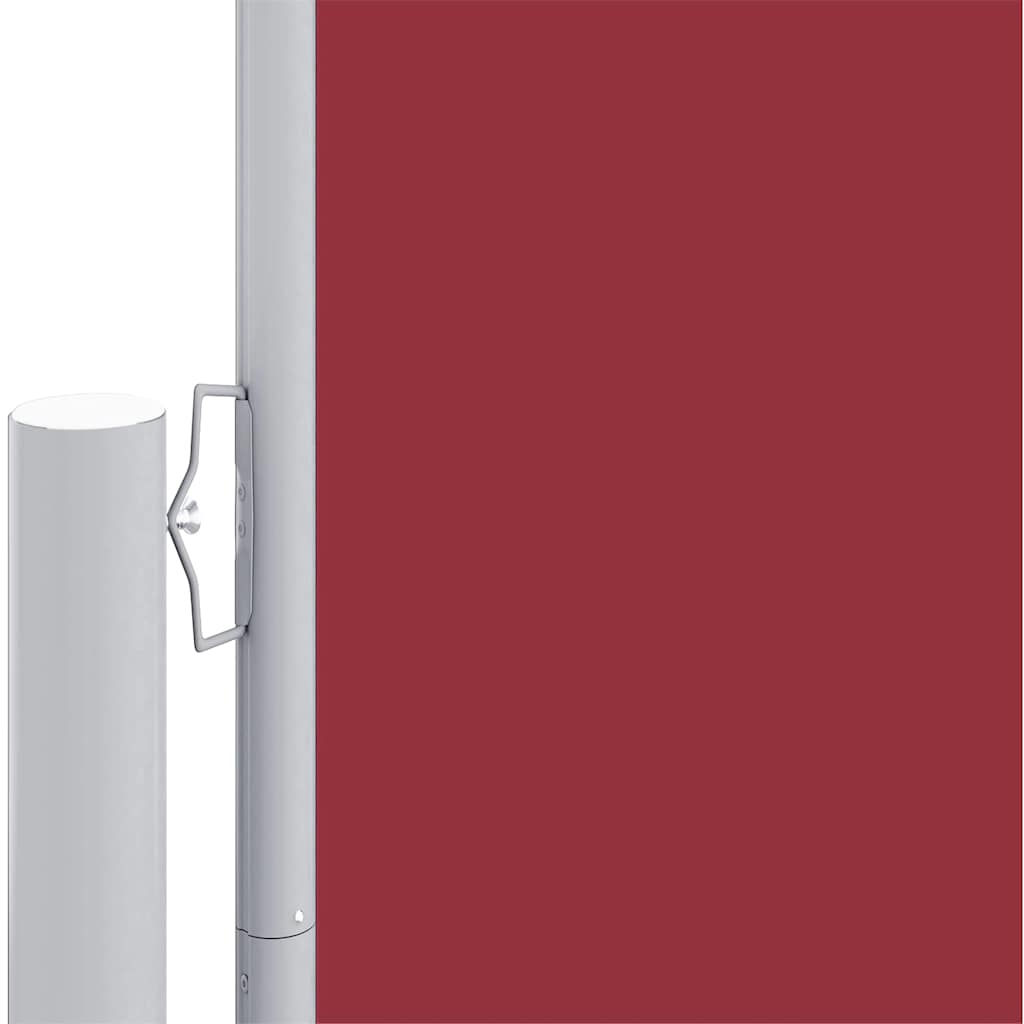 Tenda Laterale Retrattile Rossa 117x1200 cm