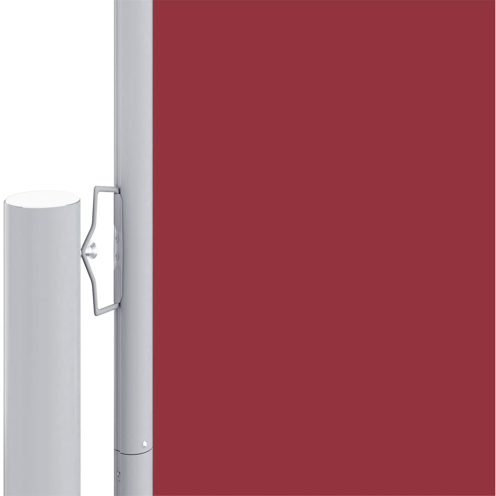 Tenda da Sole Laterale Retrattile Rossa 160x1200 cm
