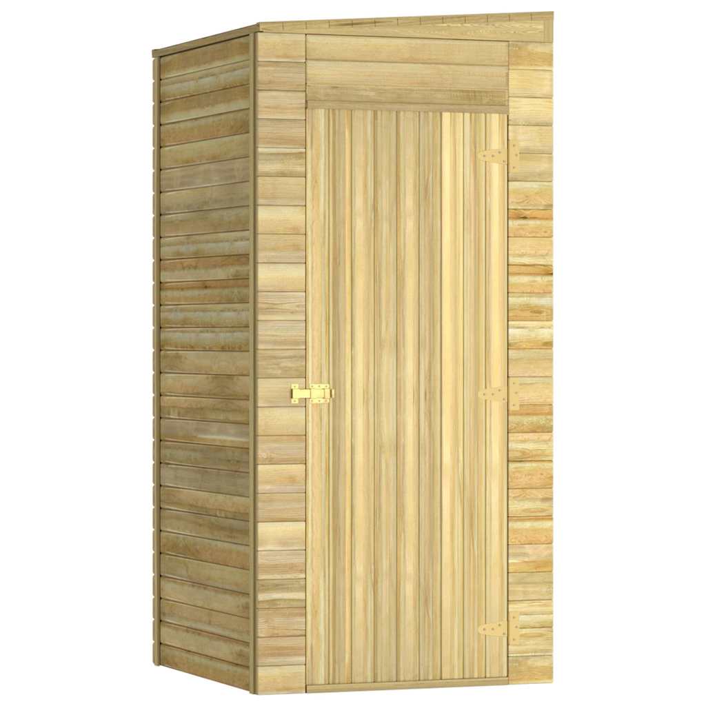 Capanno da Giardino 100x110x218 cm in Legno di Pino Impregnato