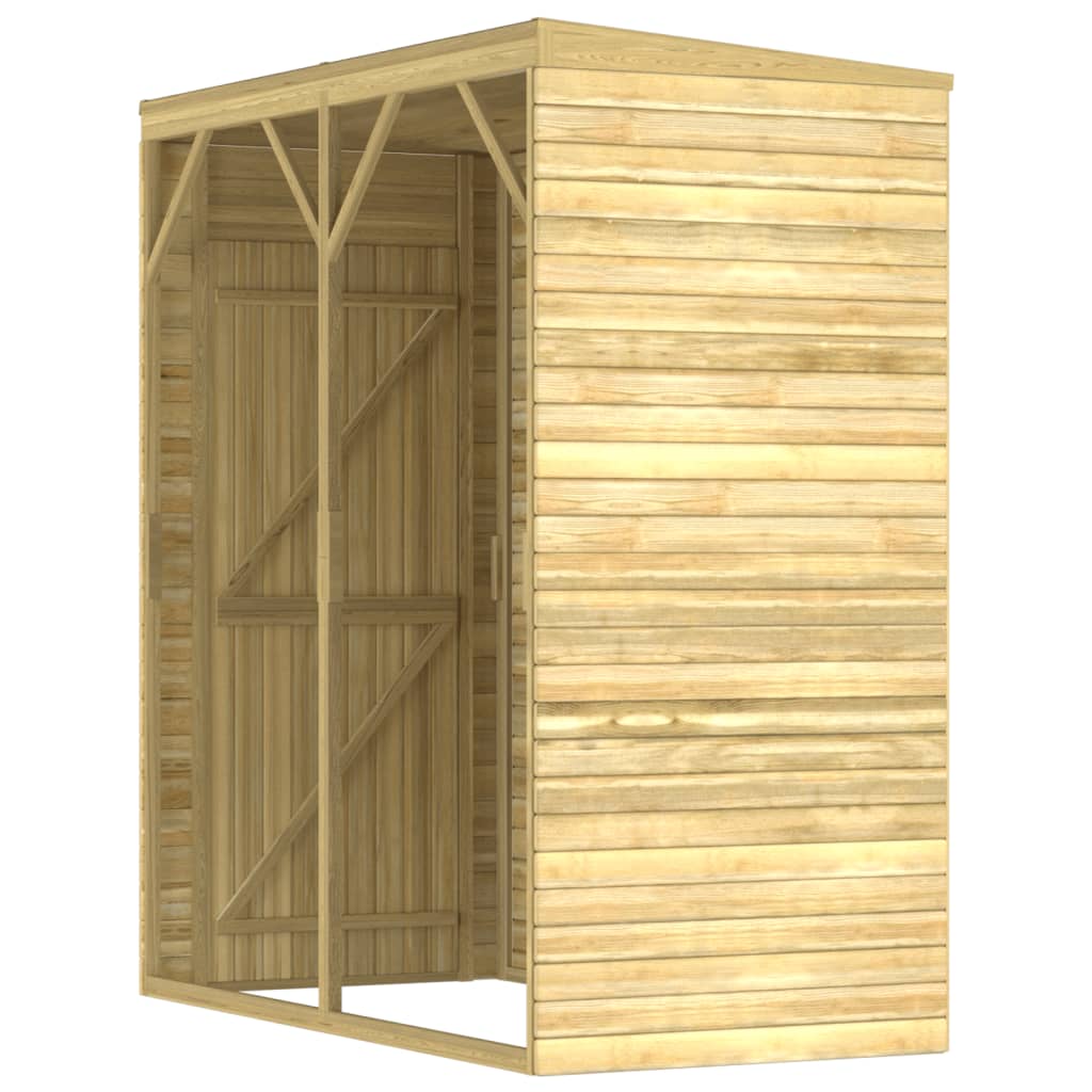 Capanno da Giardino 100x210x218 cm in Legno di Pino Impregnato