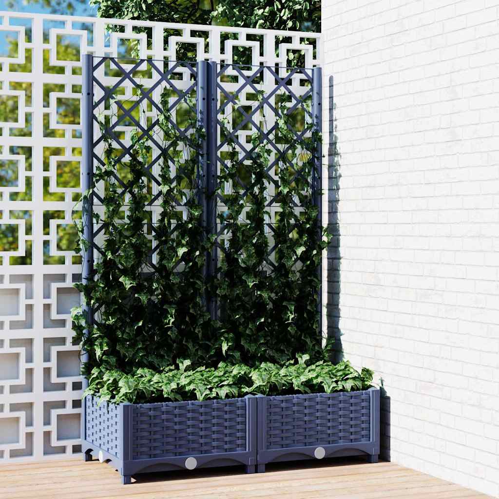 Giardino Blu Grigio 80 x 40 x 121,5 cm