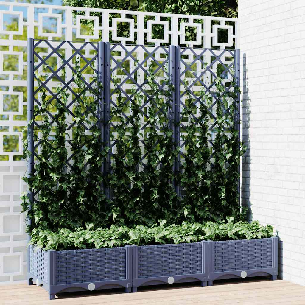 Giardino Blu Grigio 120 x 40 x 121,5 cm