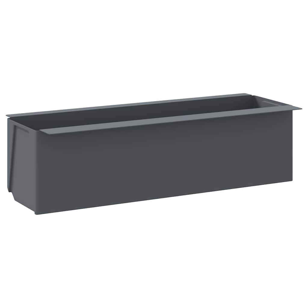 Fioriere per Europallet 12 pz Grigio 36x13,5x9,5 cm in PP