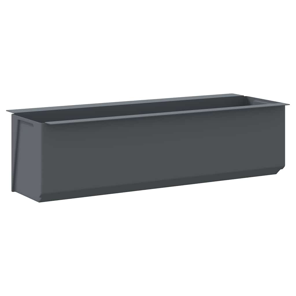 Fioriere per Europallet 12 pz Grigio 36x13,5x9,5 cm in PP