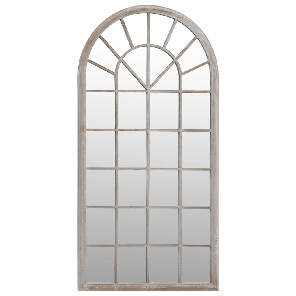 Specchio da Giardino Sabbia 90x45 cm in Ferro per Uso Esterno