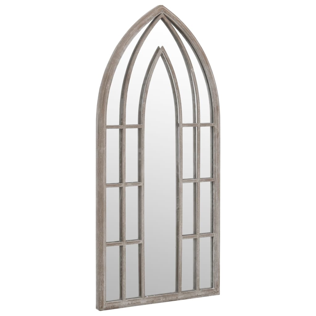 Specchio da Giardino Sabbia 70x30 cm in Ferro per Uso Esterno