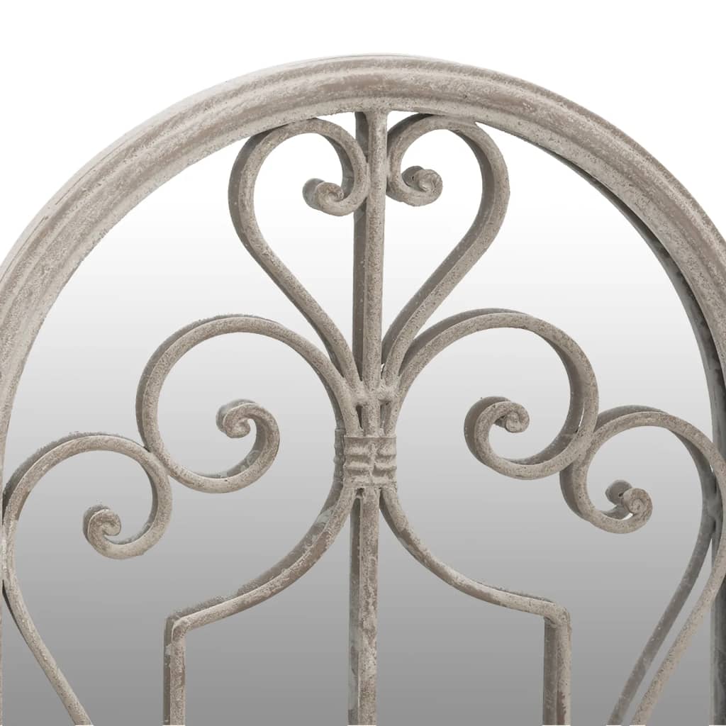 Specchio da Giardino Sabbia 70x30 cm in Ferro per Uso Esterno