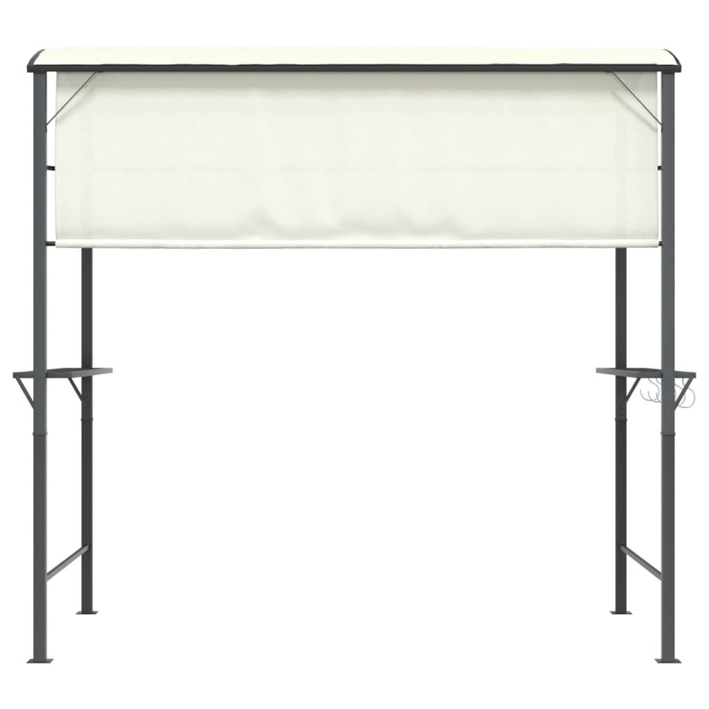 Gazebo con Tetto 220x110x200 cm Crema