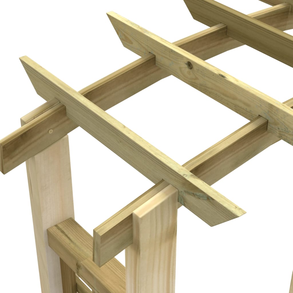 Arco a Traliccio 110x60x210 cm in Pino Massello Impregnato