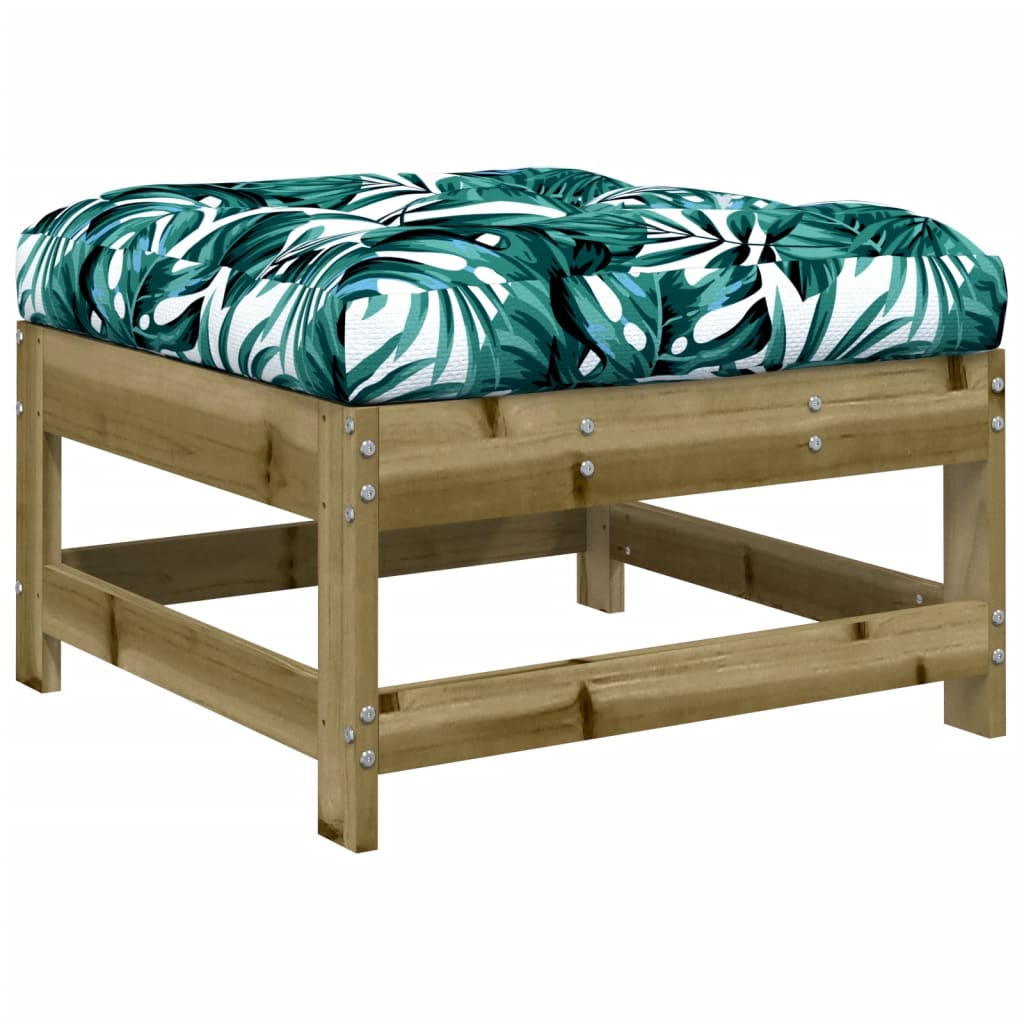 Set Divani da Giardino 6pz con Cuscini Legno Impregnato di Pino