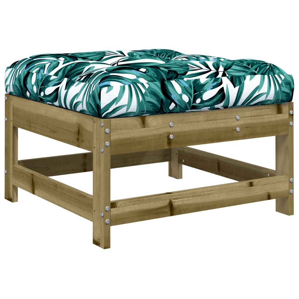Set Divani da Giardino in Legno di Pino Impregnato 6 pz