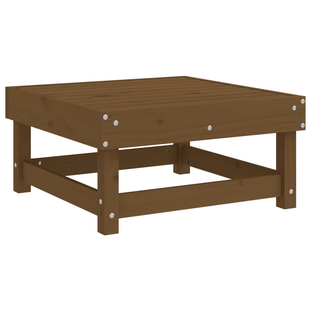 Set Salotto da Giardino 7 pz ambra in Legno Massello di Pino