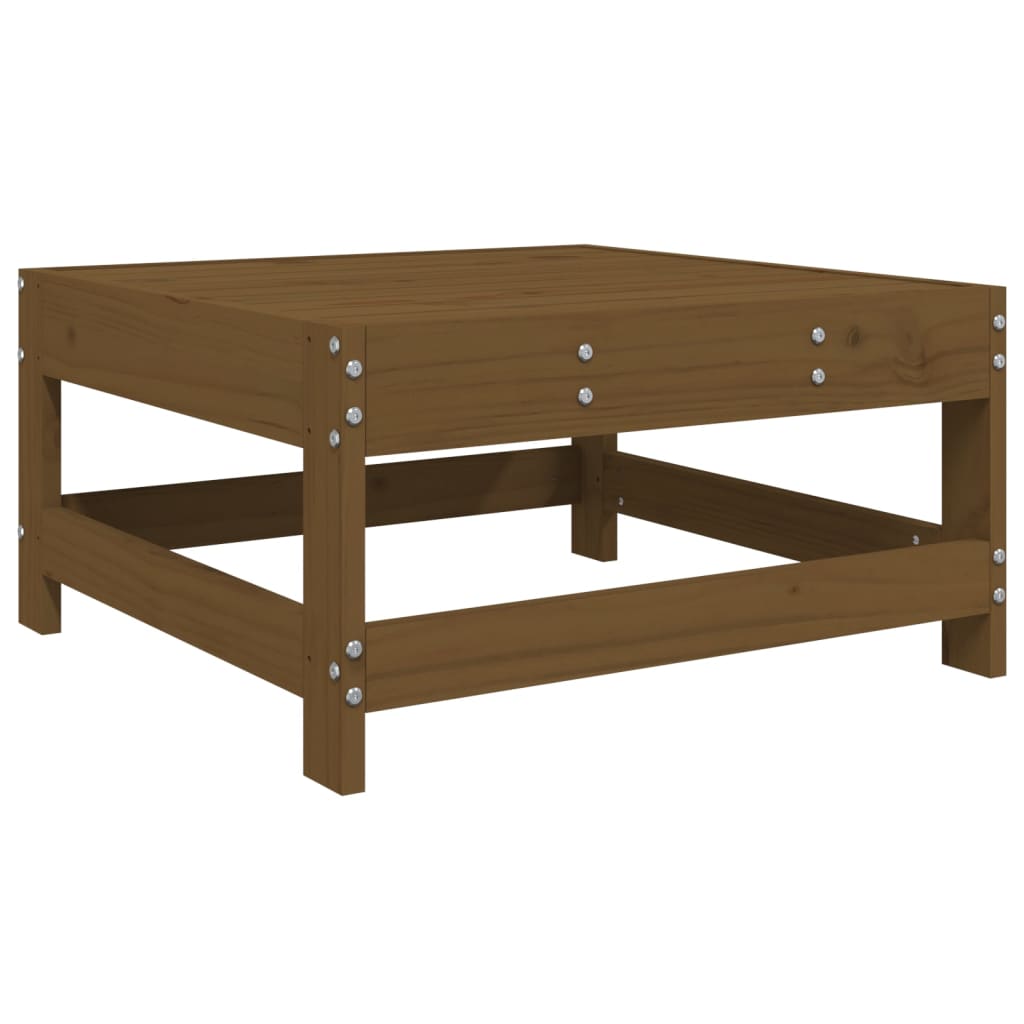 Set Salotto da Giardino 7 pz ambra in Legno Massello di Pino