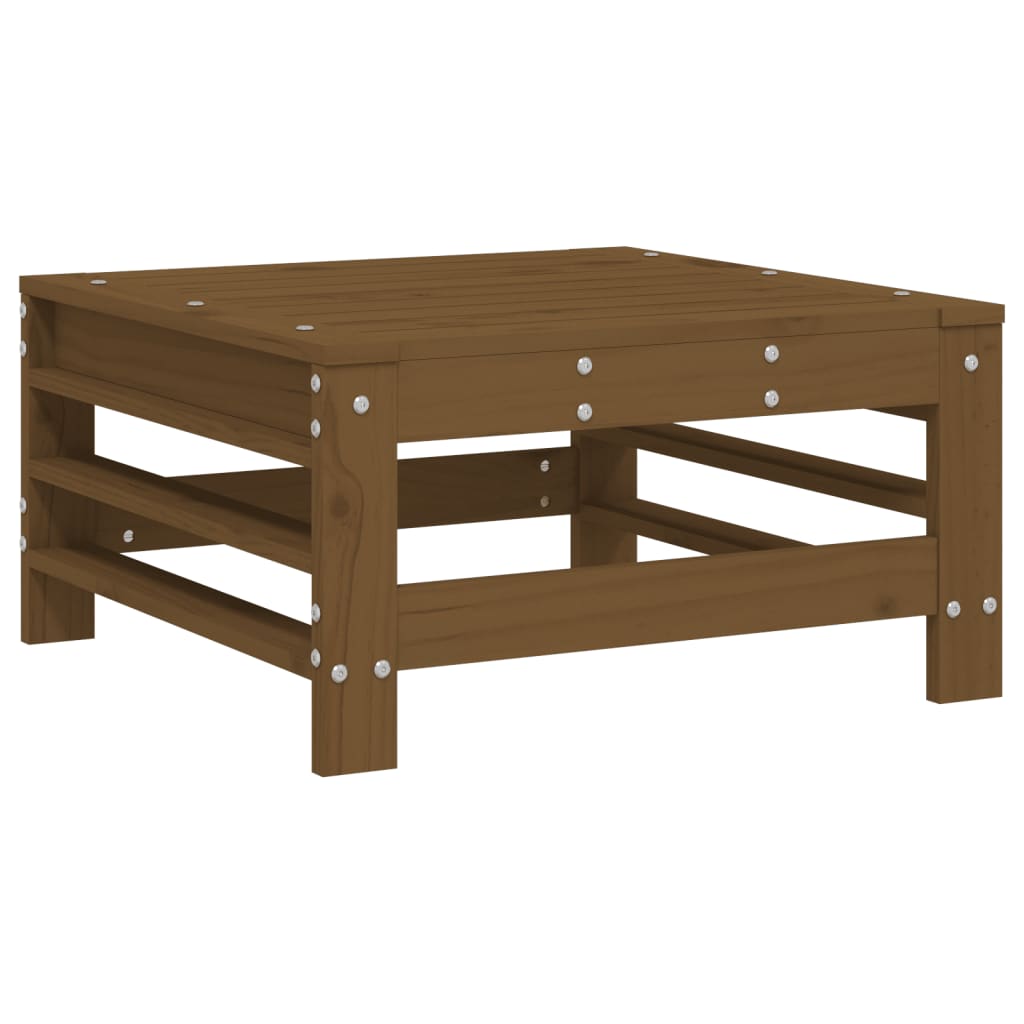 Set Salotto da Giardino 7 pz ambra in Legno Massello di Pino