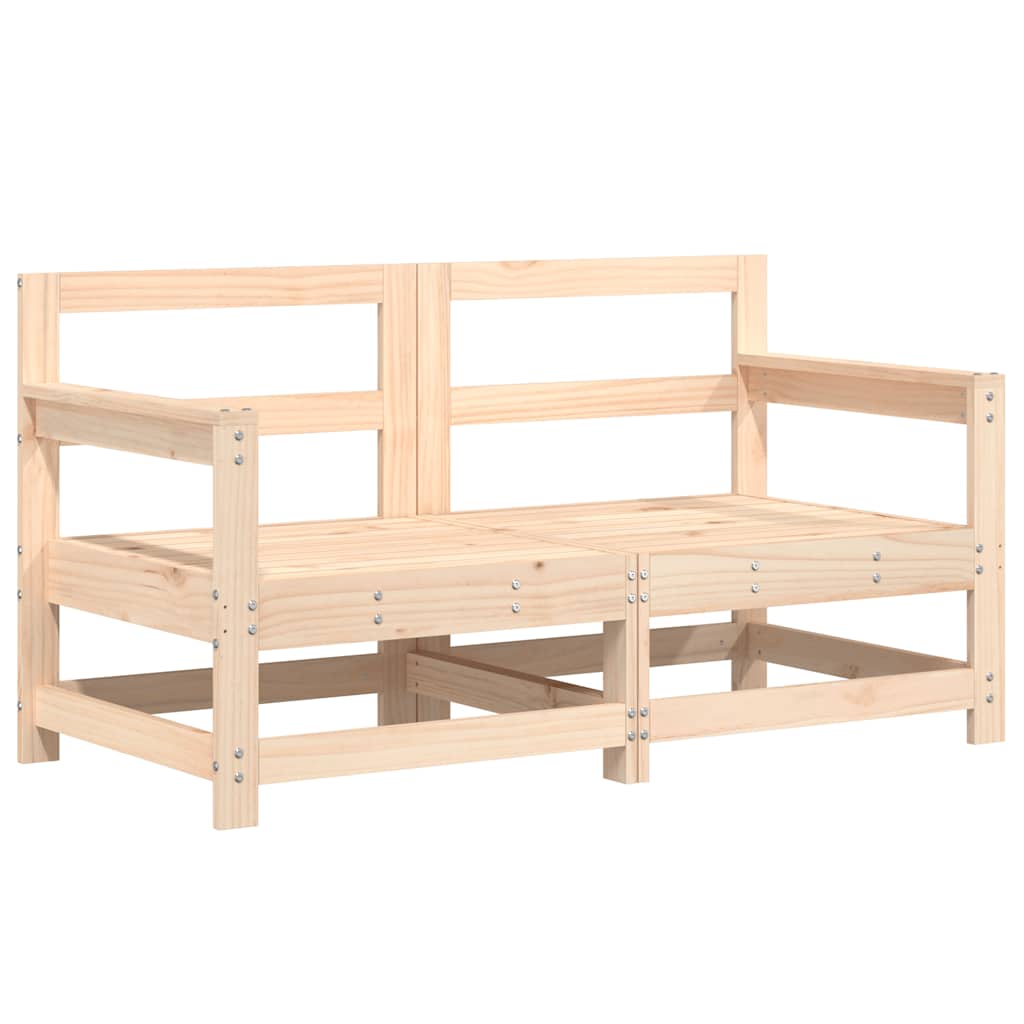 Set Salotto da Giardino 7 pz in Legno Massello di Pino