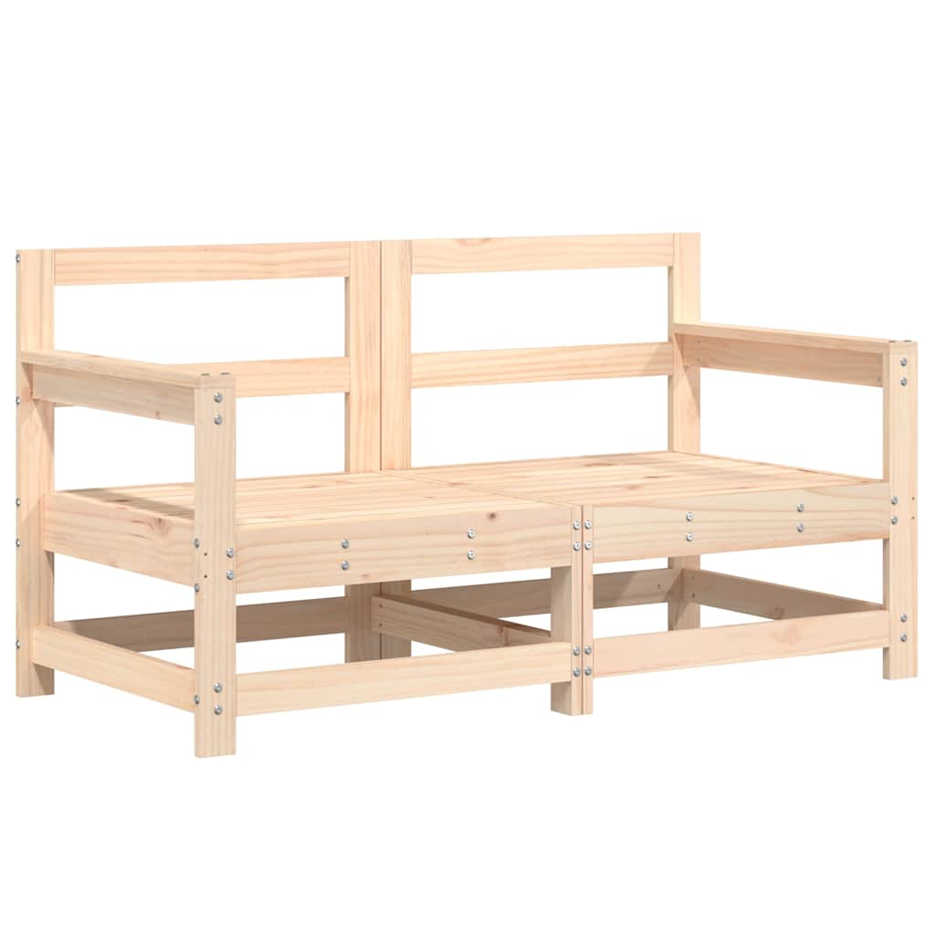 Set Salotto da Giardino 7 pz in Legno Massello di Pino