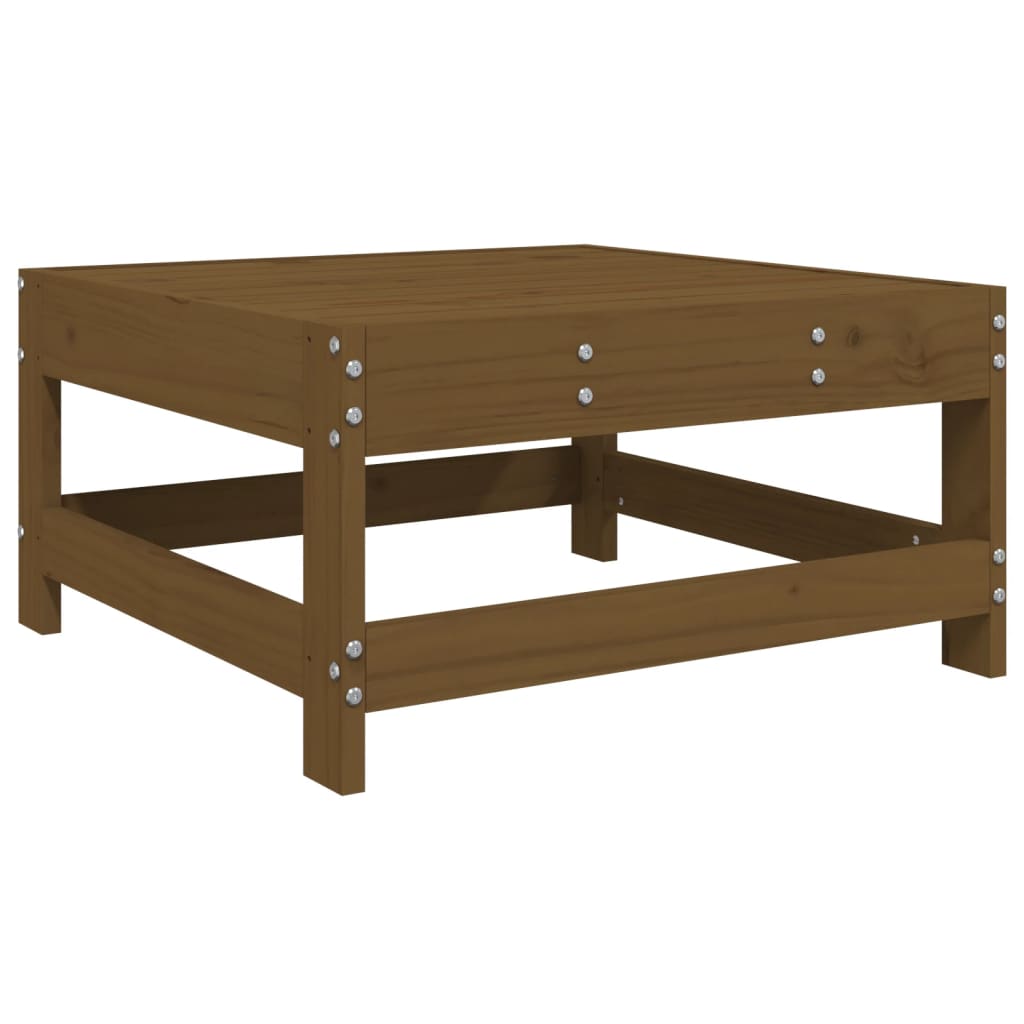 Set Salotto da Giardino 6 pz ambra in Legno Massello di Pino