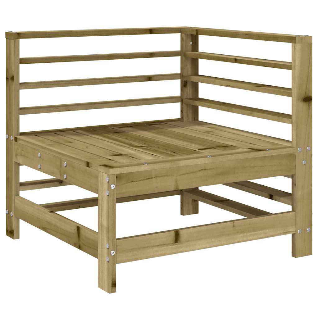 Set Salotto da Giardino 8 pz in Legno Impregnato di Pino