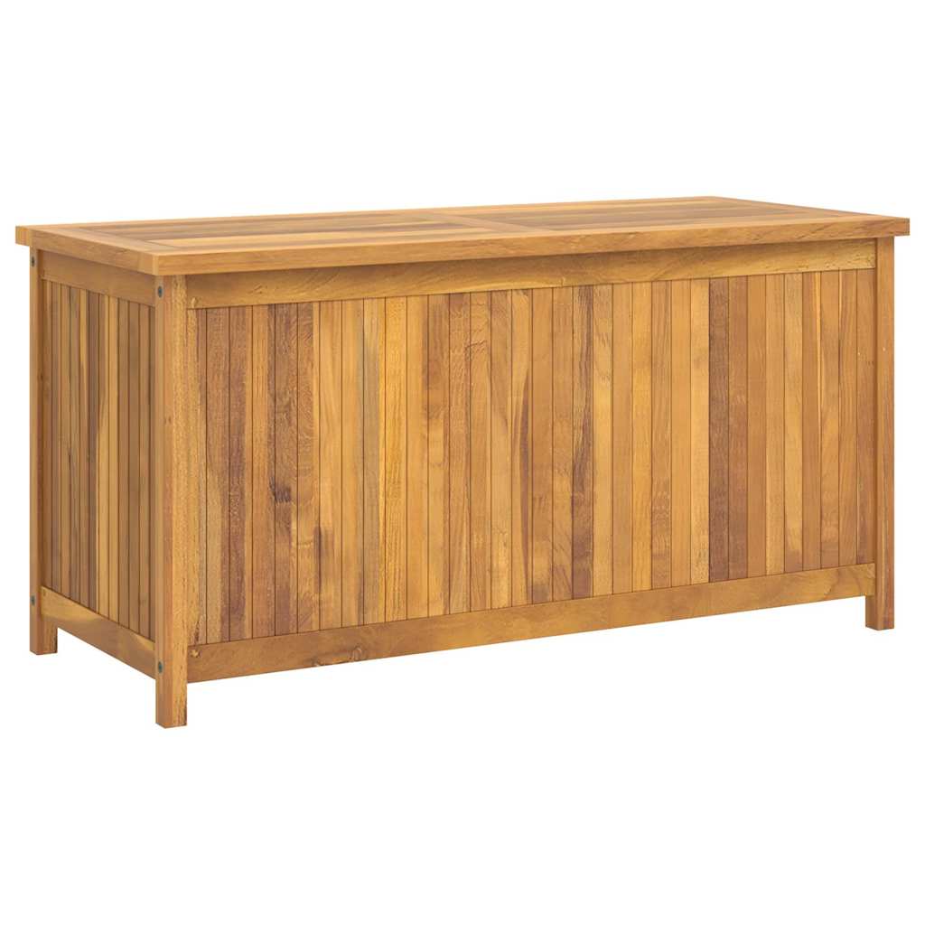 Cassa da giardino 114x50x58 cm in teak massello