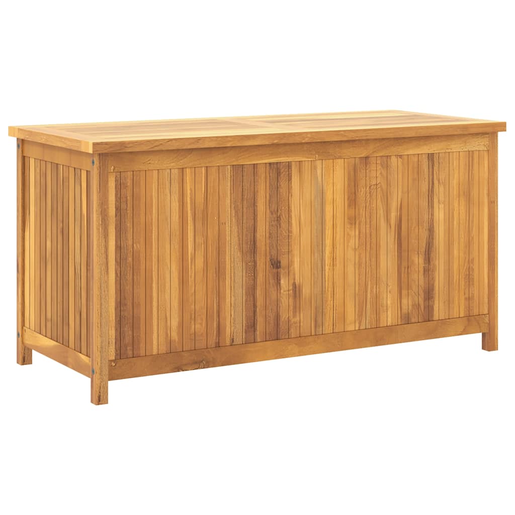 Cassa da giardino 114x50x58 cm in teak massello