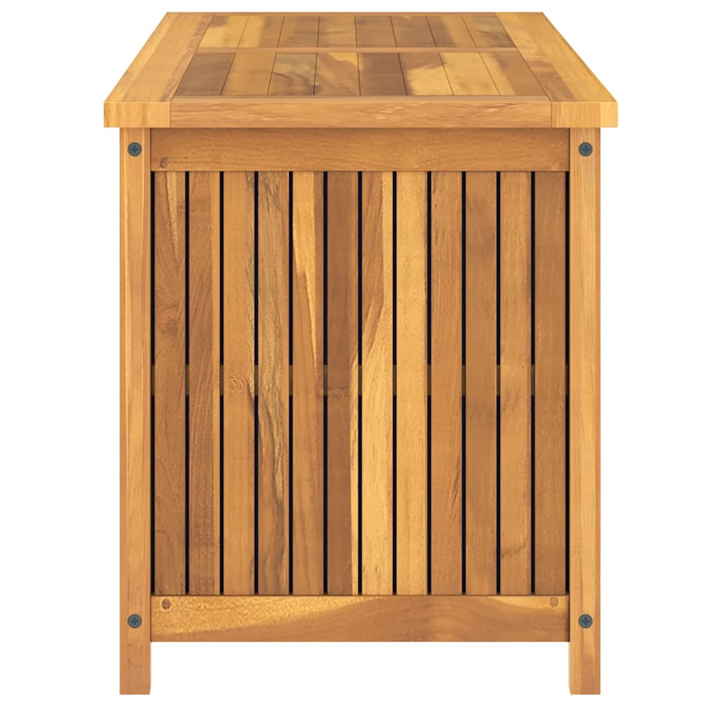 Cassa da giardino 114x50x58 cm in teak massello