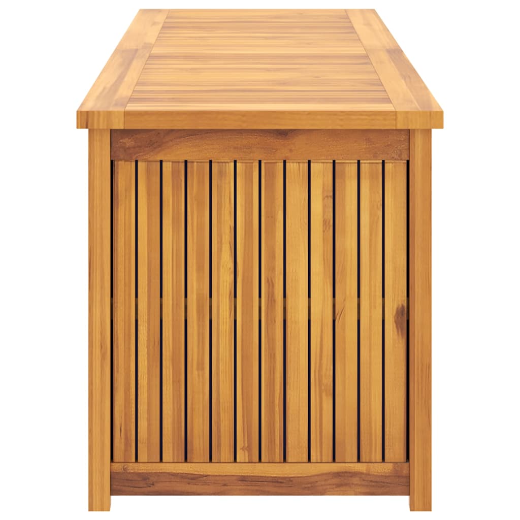 Cassa da Giardino 175x50x55 cm in Legno Massello di Teak