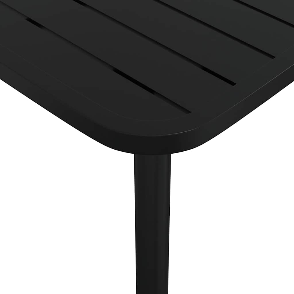 Set da Pranzo da Giardino Antracite 165 cm con 8 Sedie