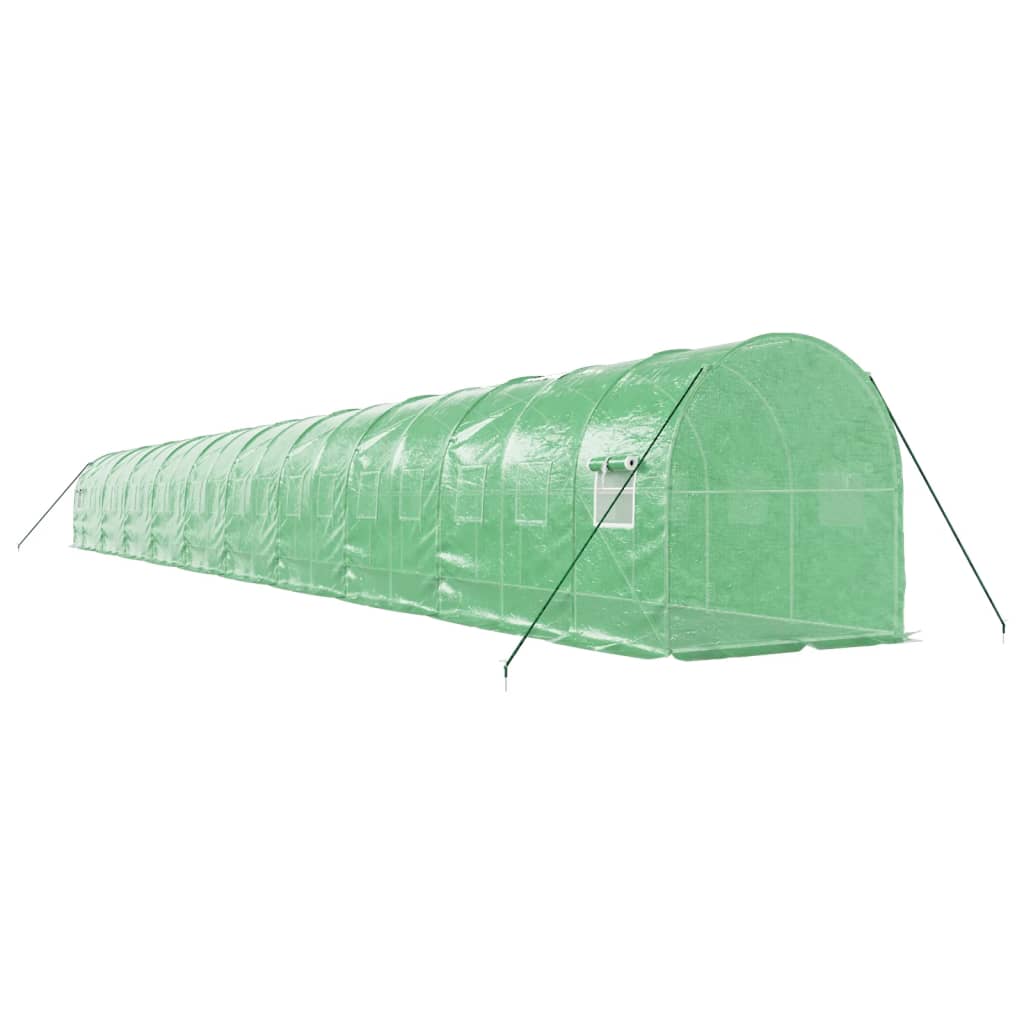 Serra con Telaio in Acciaio Verde 40 m² 20x2x2 m