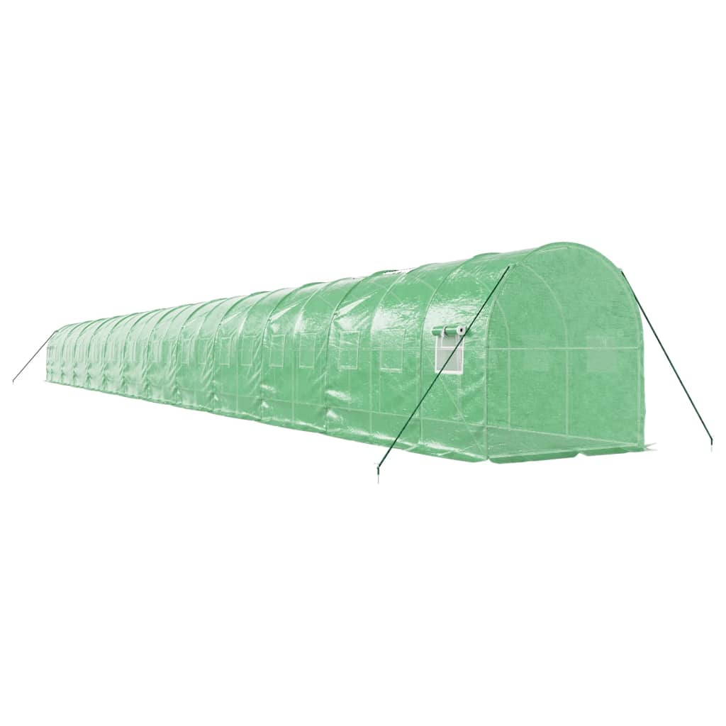 Serra con Telaio in Acciaio Verde 48 m² 24x2x2 m