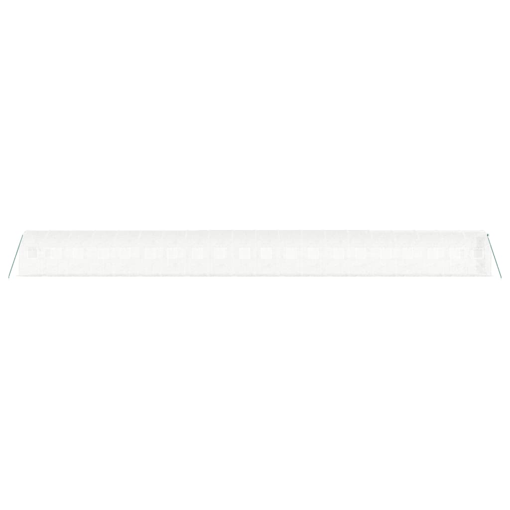 Serra con Telaio in Acciaio Bianco 40 m² 20x2x2 m
