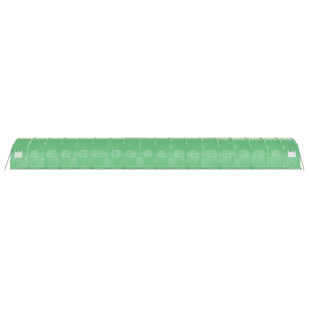 Serra con Telaio in Acciaio Verde 54 m² 18x3x2 m